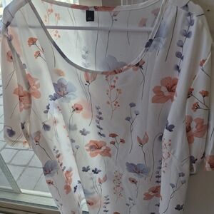 Floral Print Women's Top